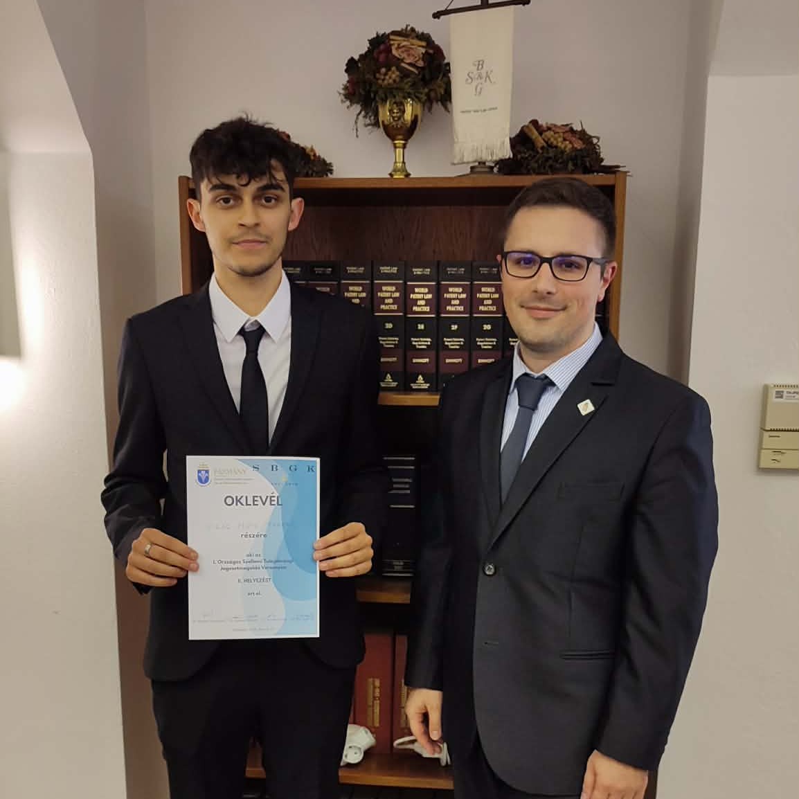 II. helyezés a Szellemi Tulajdonjogi Jogesetmegoldó Versenyen
